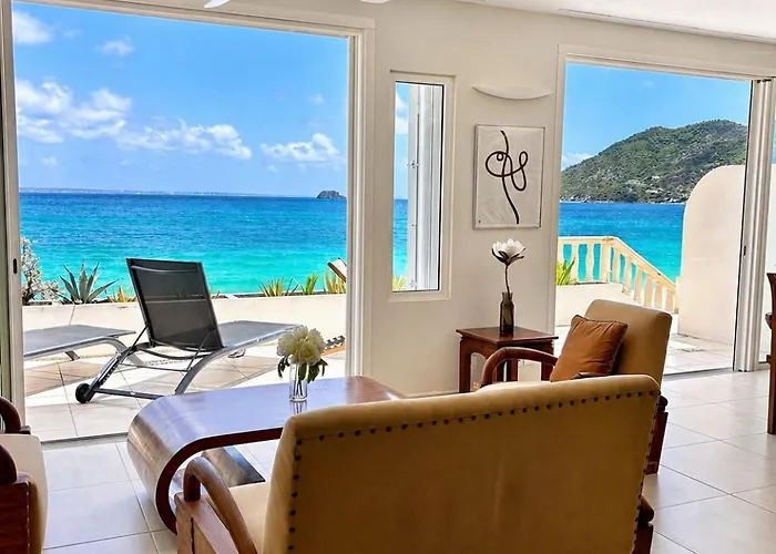 Unmatched Oceanfront Living In Grand Case, Unique Appt In Grand Case Beach, Perfect For Families