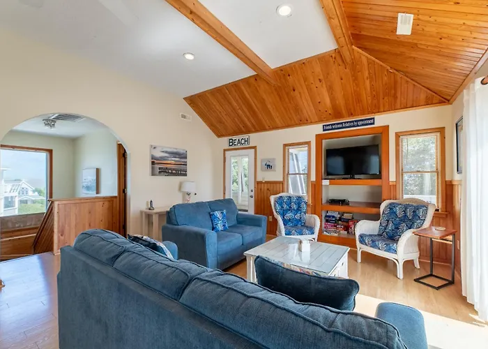 Shore Is Fun - Duck, Poteskeet, Beach 480 Yds, 3 Min. Walk To Downtown, Pool, Hot Tub, Yr Flex