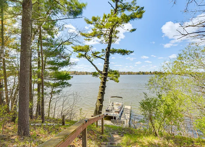Lakefront Chetek Haven: Dock, Screened Gazebo