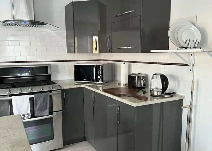 One Bedroom With Modern Kitchen, Balcony With Water View