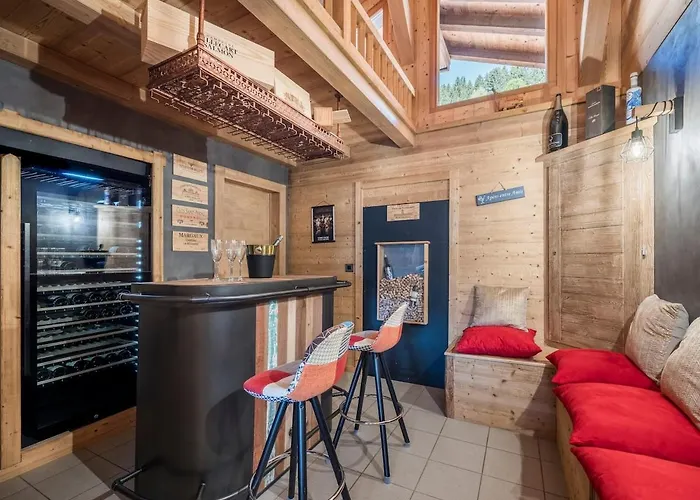Chalet Familial Le Whymper 5 Etoiles Spa Sauna Chatel
