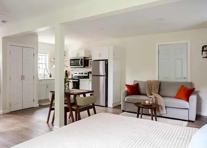 Private Studio Apartment With One King Bed And One Sofa Bed