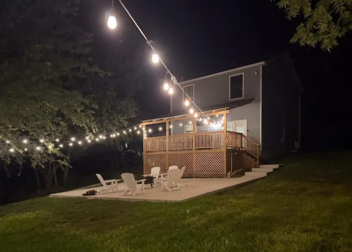 Blue Casa Rio | Riverfront Oasis With Private Beach, Deck & Fire Pit