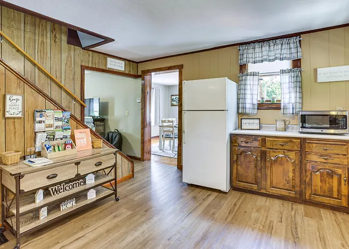 Game Room + Patio: Hilltop Home In Hocking County
