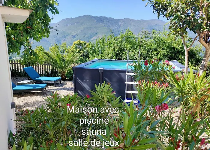 Maison Corse Avec Piscine Et Sauna - La Casa Lilia