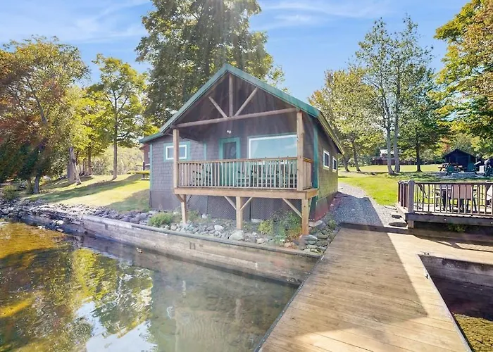 Dog-Friendly Lakefront Cabin With Private Dock, Epic Views Of Lake & Mt Kineo
