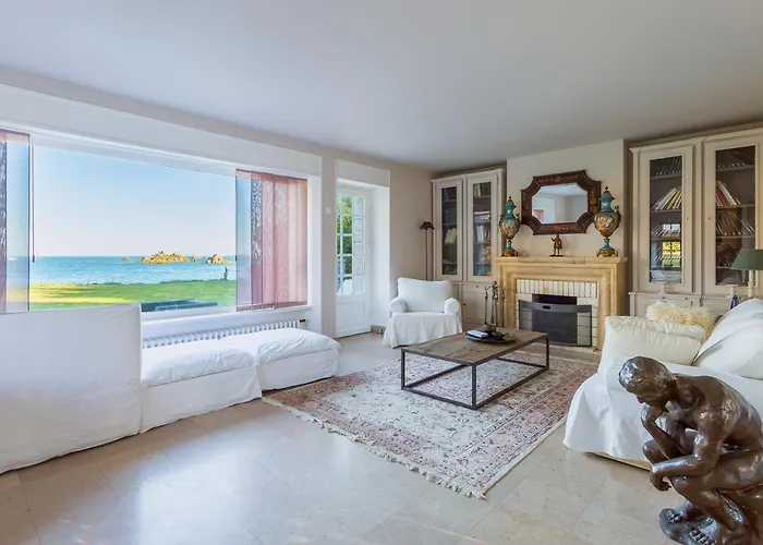Villa Charmante A Roscoff Avec Vue Sur La Mer