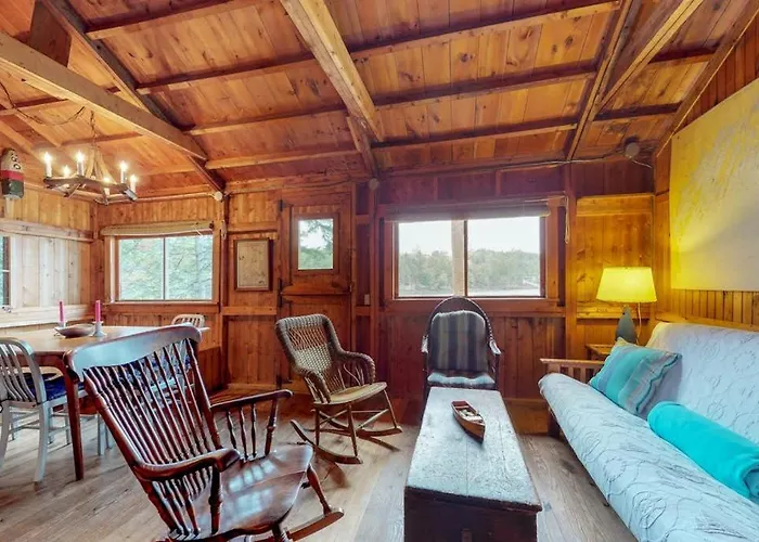 Waterfront Cabin With Ocean View & Private Dock