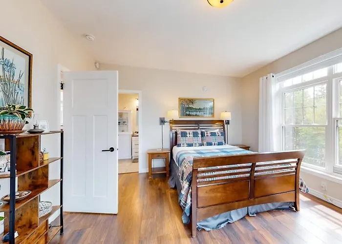 Secluded Hilltop Home With Beautiful Cadillac Mountain View And Multiple Decks