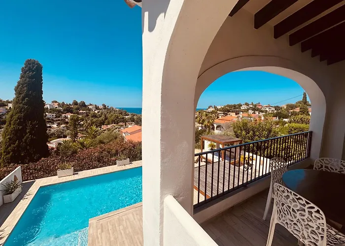 Magic Dream Seaview Villa Denia With 2 Pools, Bbq, Airco, Wifi