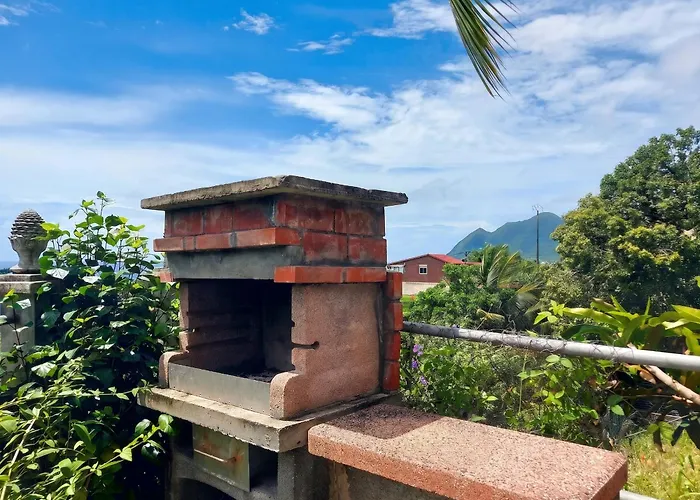 Maison Charmante A Le Diamant Avec Vue Sur Mer Et Jardin
