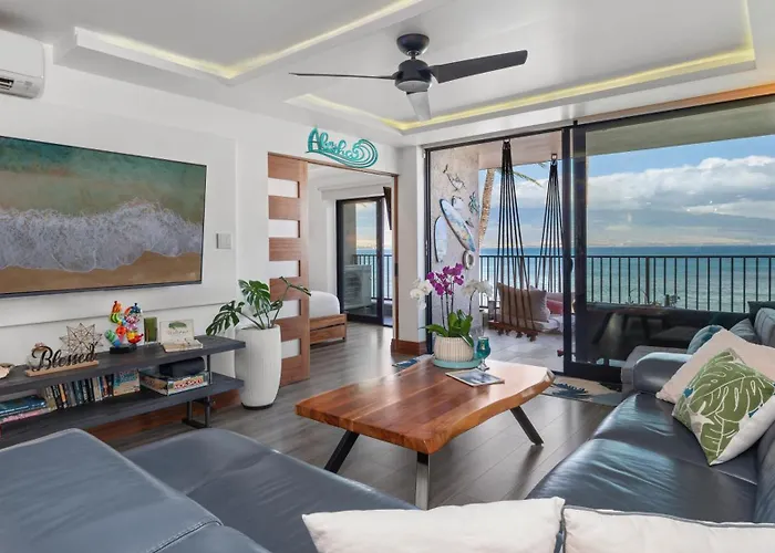 Spectacular Luxury , Modern Oceanfront Condo Maalaea-Kihei ,Maui
