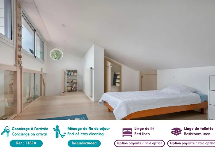 Maison Avec Jardin A 300 M De La Plage - 6 Pers