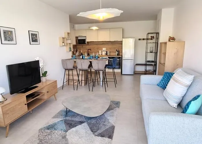 Le Segreto, Appt Neuf Dans Residence De Standing, Superbe Deco, Centre, 2 Parkings Prives, Climatisation