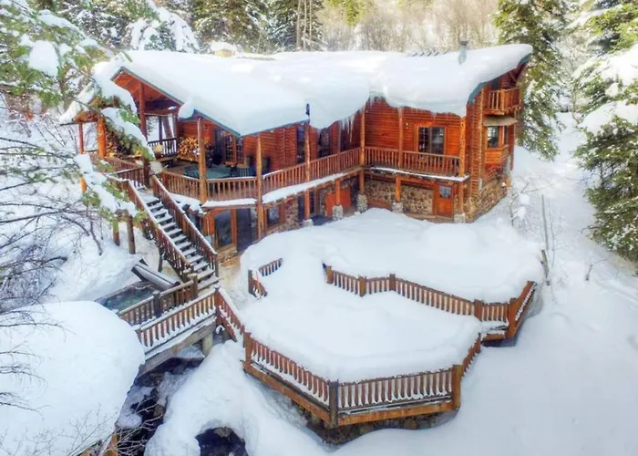 Log Cabin On The Stream • Sundance Utah
