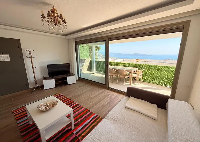 Bodrum Burcu Residence, Magnificent Sea View, Cozy, Free Otopark, Free Wifi