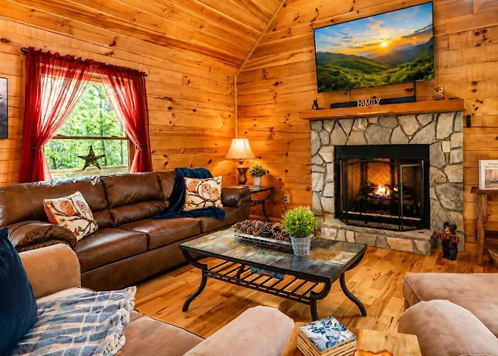Fall Cabin Hot-Tub Fire-Pit Hiking Waterfalls Wineries Resort Amenities
