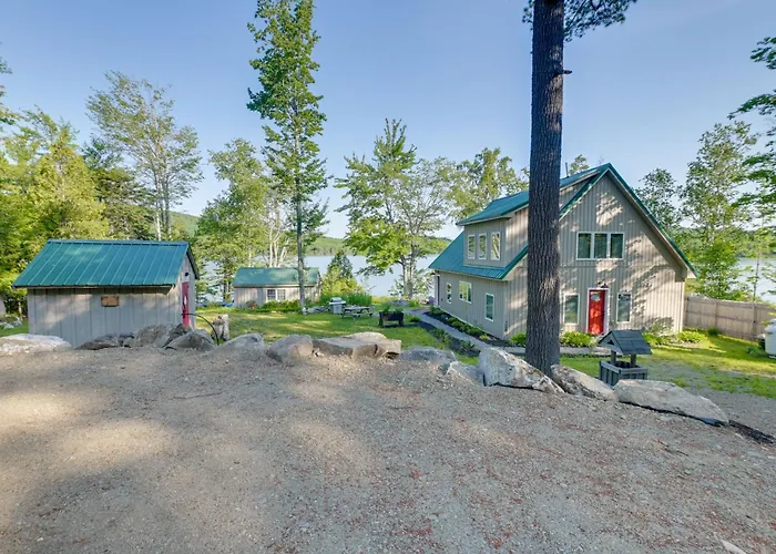 Lakefront Bucksport Home W/ Fire Pit + Gas Grill!