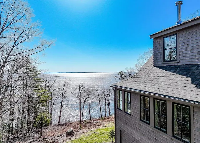Oceanfront Home On 6 Acres With Multi-Level Deck & Spectacular View