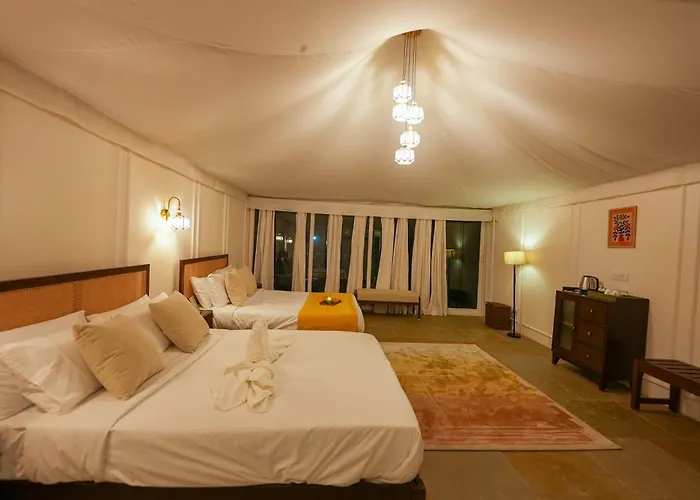 Orchard At Sarai - Luxury Tent Villas, Swimming Pool, Large Lawns, & Pet Friendly