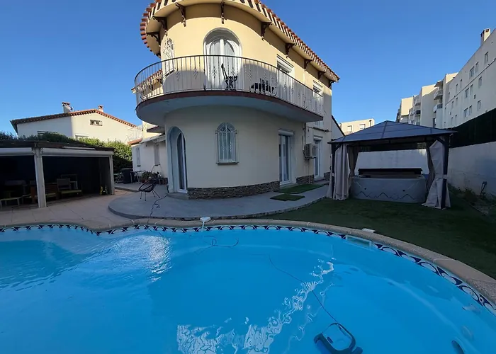 Jolie Villa Piscine Climatise 8 Pers Proche Centre-Ville Perpignan