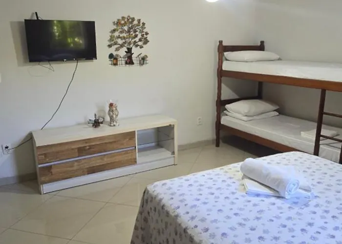 Casa Clorophila, quarto para até 7 hóspedes