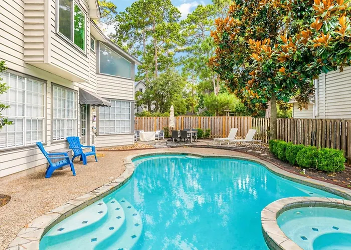 The Woodlands Gem W Heated Pool+Spa, Mini Golf, Ping Pong, Grill, Ev Charging, Baby Crib