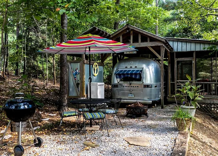 Vintage Airstream Trailer For A Glamping Escape In Alabama