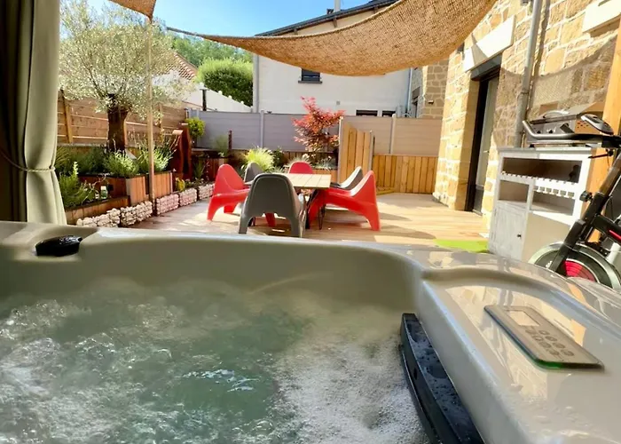 Villa Sirey & Spa - Jacuzzi & Sauna Privatifs - 4 Etoiles - 6 Pers