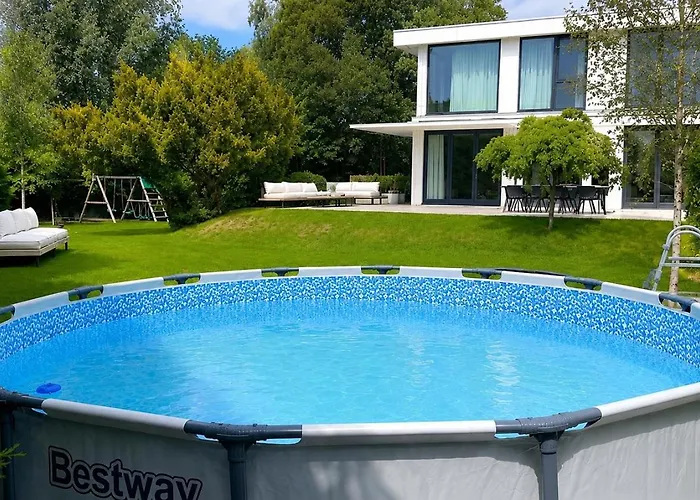 Luxury Family Villa With A Large Private Garden And Swimming Pool