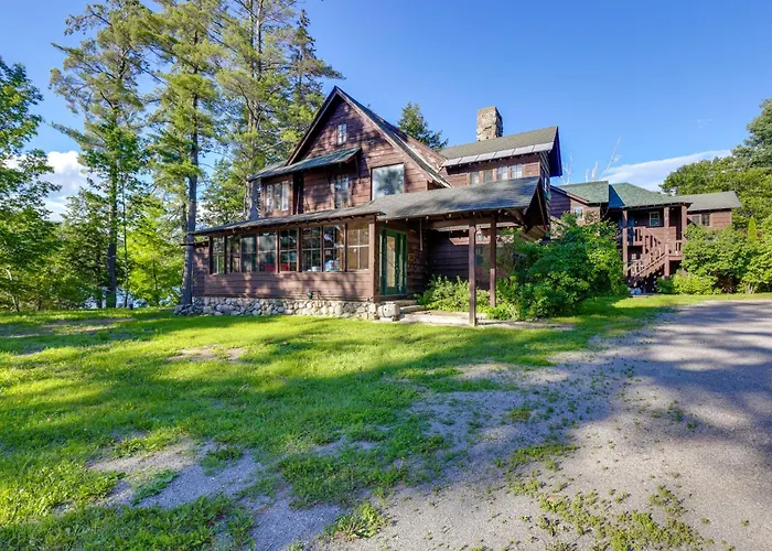Expansive Eagle Lake Escape W/ Boathouse + Beach