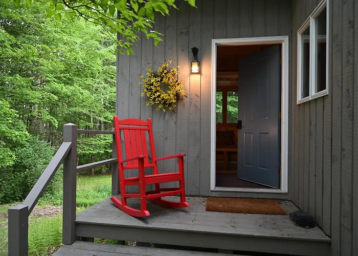 Family Berskshires Cabin With Climbing Wall, Games, Firepit