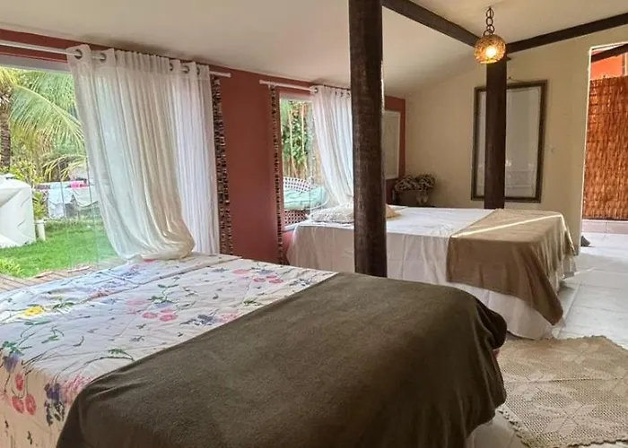 Suite completa com área verde