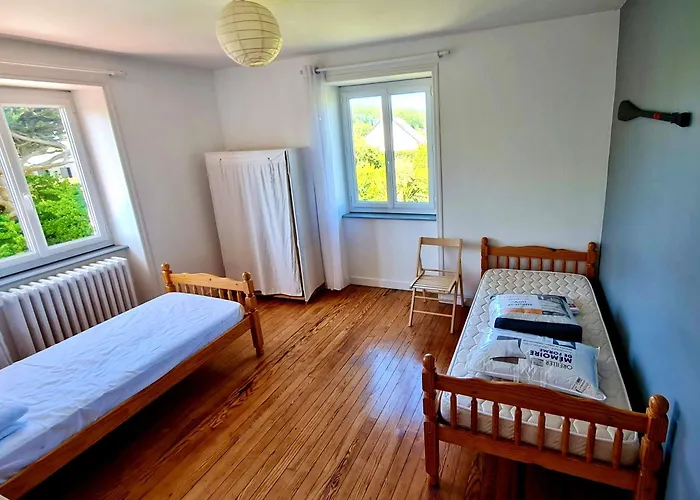 Villa Surf Situation Exceptionnelle A 3 Min A Pied De La Plage De Pors Carn Pour 5 Personnes Authentique Bien Equipee Jardin & Bbq Parking Privatif