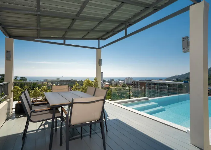 Villa Emerod - 3Br Seaview Villa With Rooftop Pool In Karon