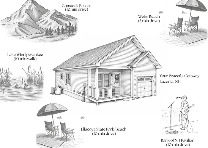 Weirs Beach Retreat, Pool, Near Winnipesaukee