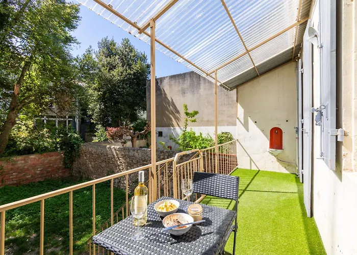Le Brun - T1 Climatise - Terrasse Et Jardin Prive