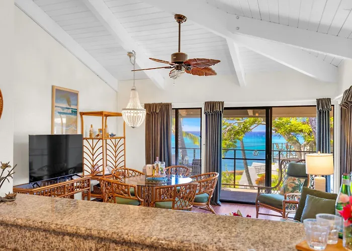 Napili Point Ocean View 2 Bedroom Water Front Great For Families Complimentary Car With 6 Nights Nap-C37 By Kbm