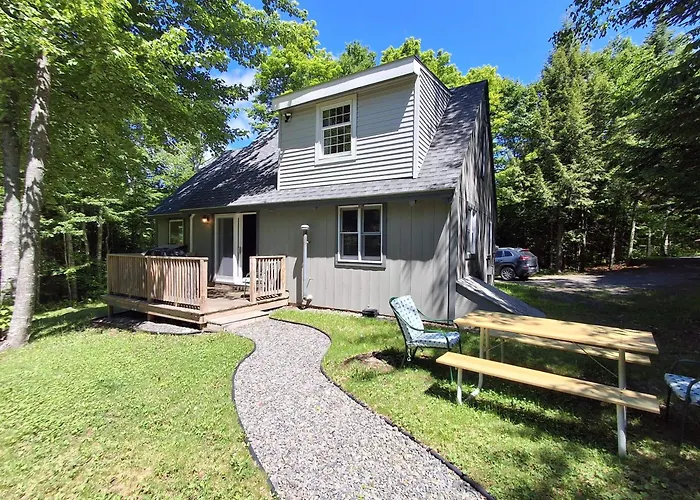 Cozy Woodsy Cabin W/ A Deck, Firepit, Gas Grill, Free Wifi, & Full Kitchen