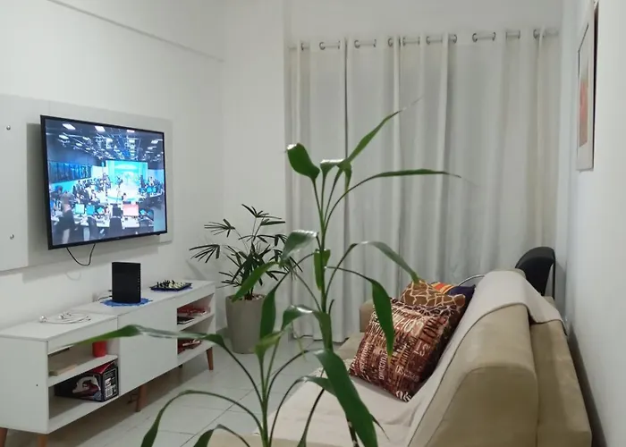Lindo Apartamento Com Vista Do Mar Wi-Fi Estacionamento Gratis