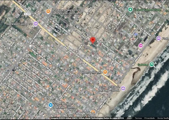 Casa 70mt2 Mobiliada Centro Gaivota 400mt do Mar Wifi TV Smart
