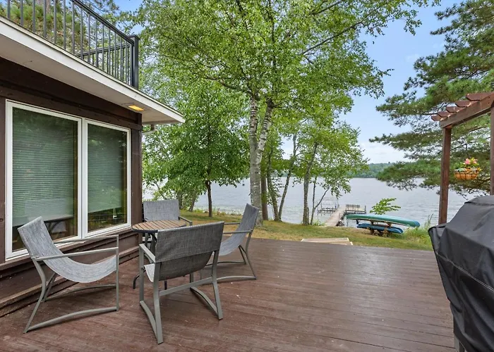 Lakefront Brainerd Cabin W Deck, Fire Pit
