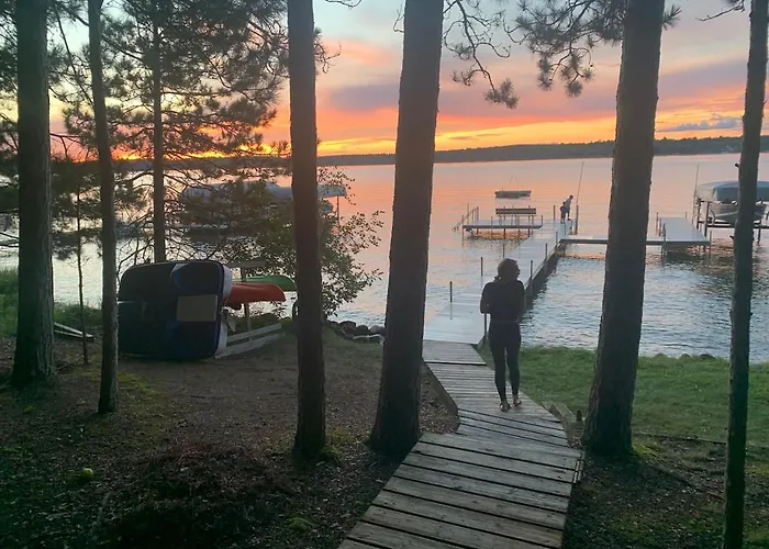 Whitefish Chain Retreat On Big Trout Lake Pontoon
