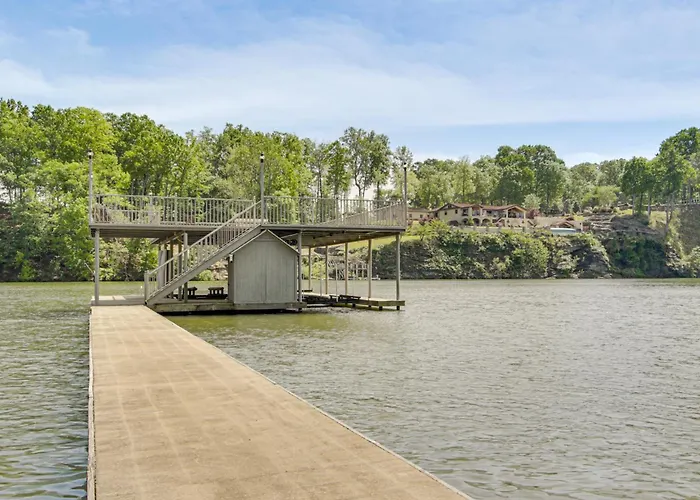 Shoals Area Oasis W/ Boat Dock & Outdoor Kitchen