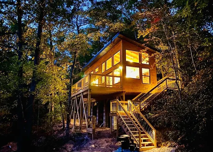 Cliffline Twilight - Cliffside Hot Tub Rrg Retreat Epic Views Pet Friendly