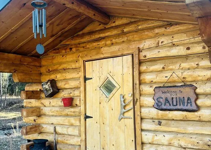 Historical Cozy Off-Grid Cabin With Creekside Sauna Near Log Cabin Creek, Tok Alaska