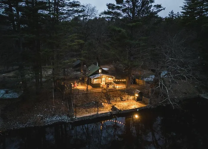 Waterfront Birch Cabin