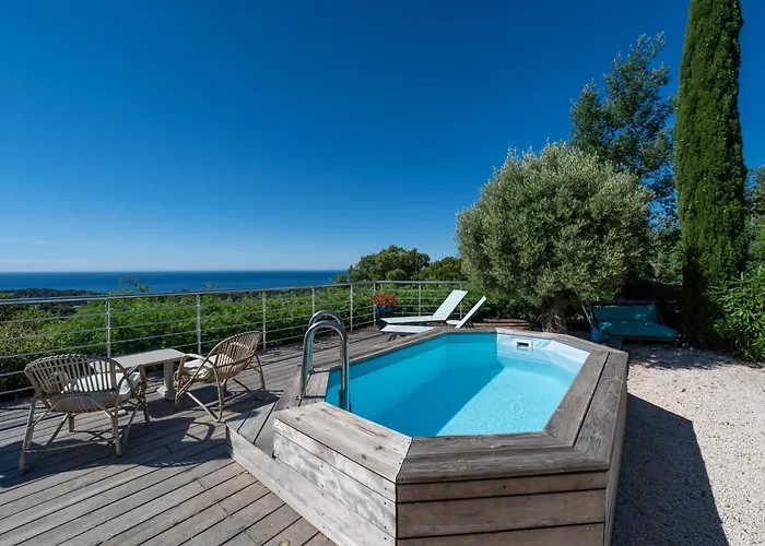Villa Vue Mer Proche Saint-Tropez