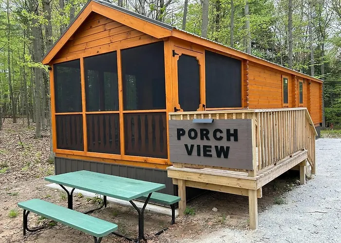Porch View Cabin 3 Min To Silver Lake Sand Dunes