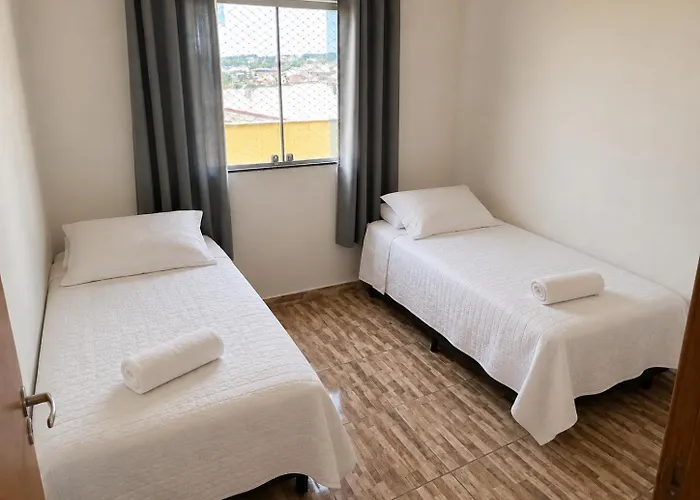Quarto Soft com 2 camas Casa mobiliada compartilhada